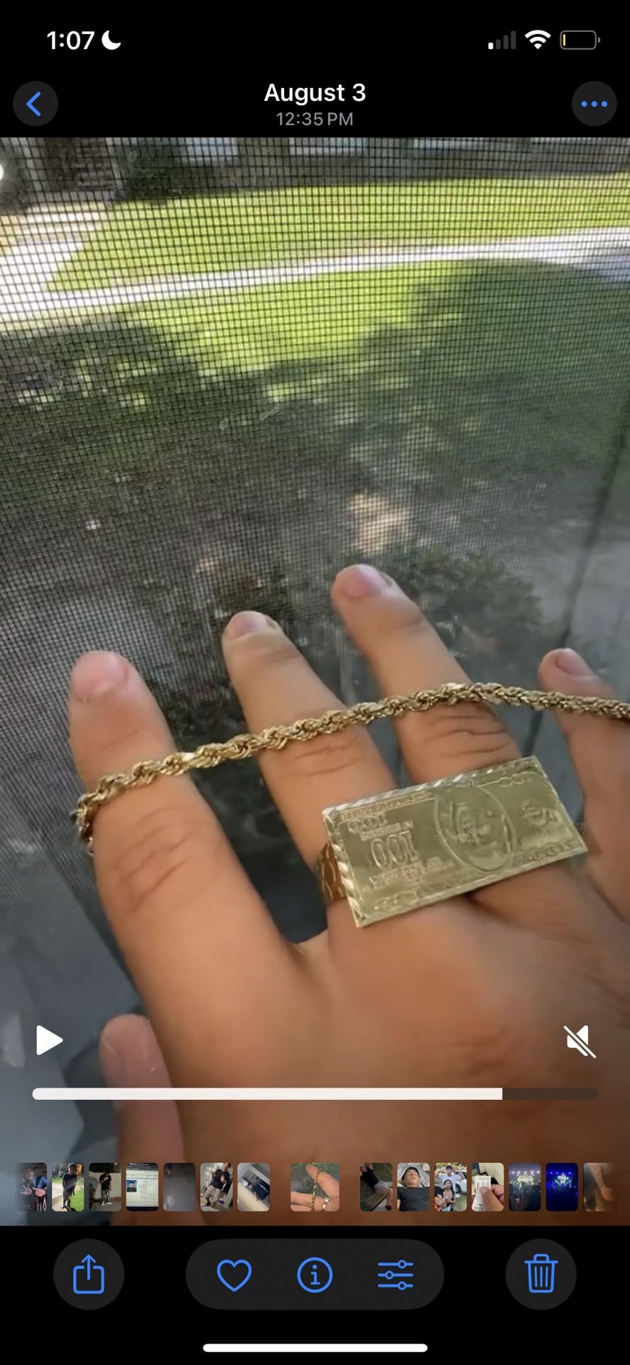 gold chain 8grams 24inc