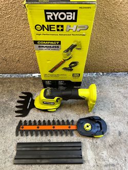RYOBI ONE+ HP 18V Compact Brushless Shear Shrubber (Tool Only)