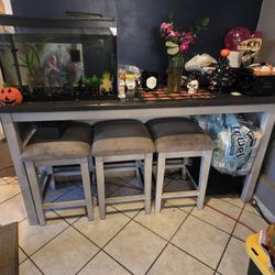 Table With Stools 
