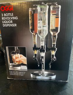 Oggi 3 Bottle Liquor Dispenser