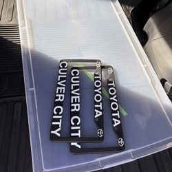 Culver City Toyota Plate Frame