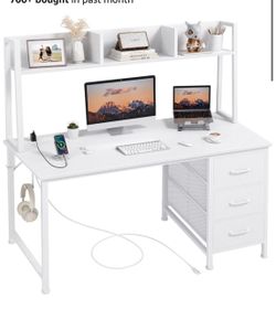 White desk