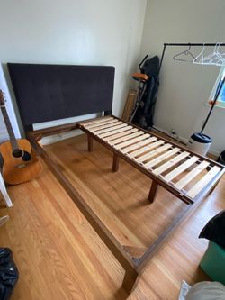 Excellent Queen Bed frame - real wood
