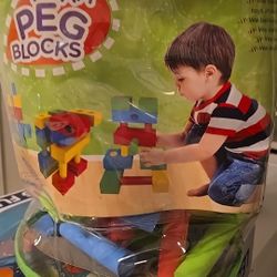 Foam Pegs + Foam Numbers And Alphabet