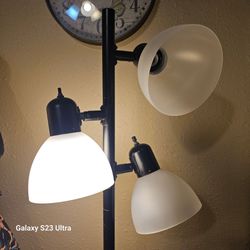Black Multi-Head Floor Lamp