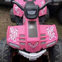 Fisher-Price Power Wheels PINK ATV 4 Wheeler
