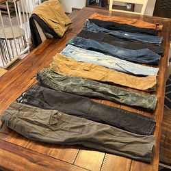 10 pairs of Boys pants size 8