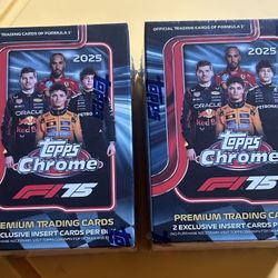 2025 Topps Chrome F1 Formula 1 6-Pack Blaster Box