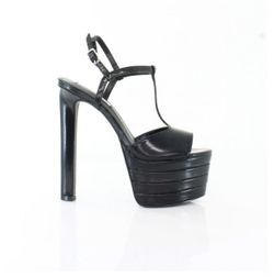 Steve Madden LOLA High Heel SANDAL BLACK 8.5