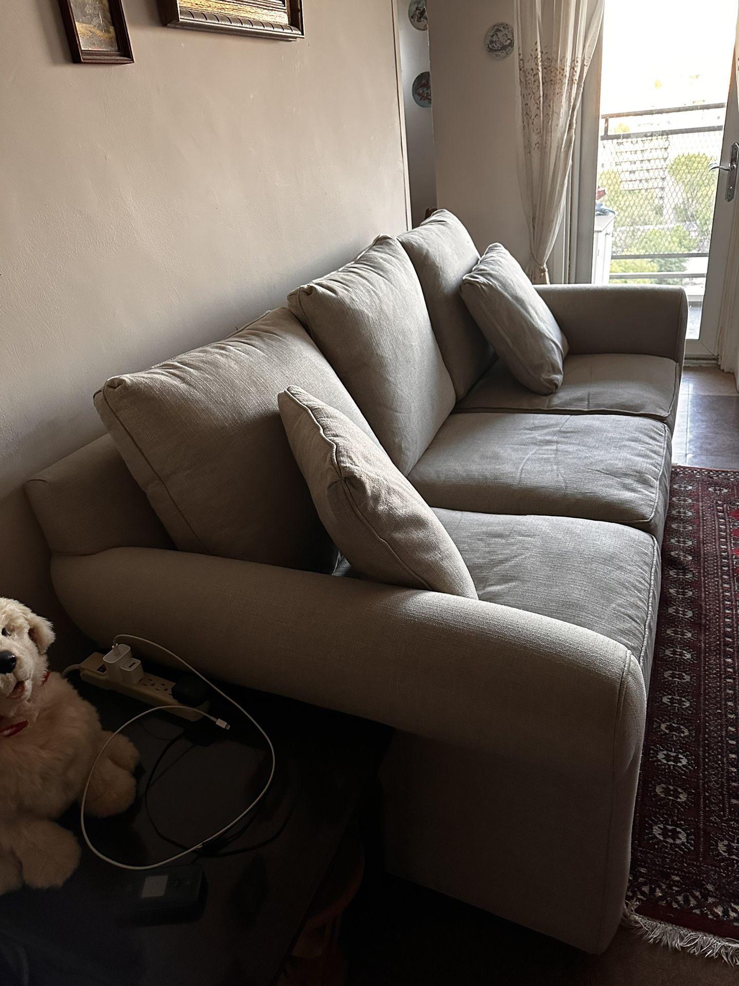 McCreary Modern from Room and Board Couch Sofa 88” Rolled Arms 2021 - $500