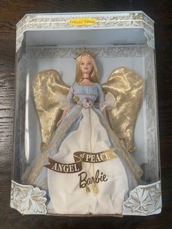New In Box Barbie Angel Of Peace Excellent Condition