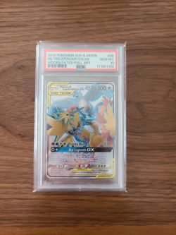 Moltress/zapdos/articuno gx psa10
