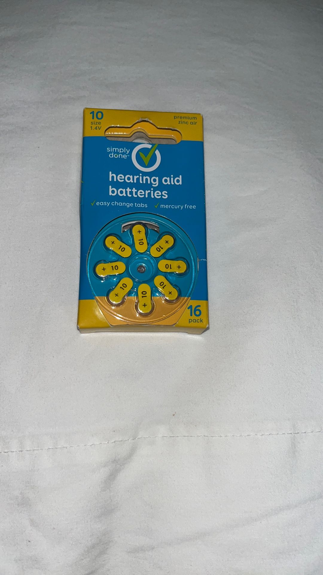 *Hearing Aid Batteries *Size 10 *1.4V (16 Pack) Buy 1 Or Buy As A Lot Of Two