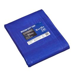 Everbilt 16 ft. x 20 ft. Blue Medium Duty Tarp