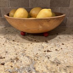 Vintage Wood Dough Bowl