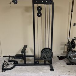 Plate Loaded Lat Machine 