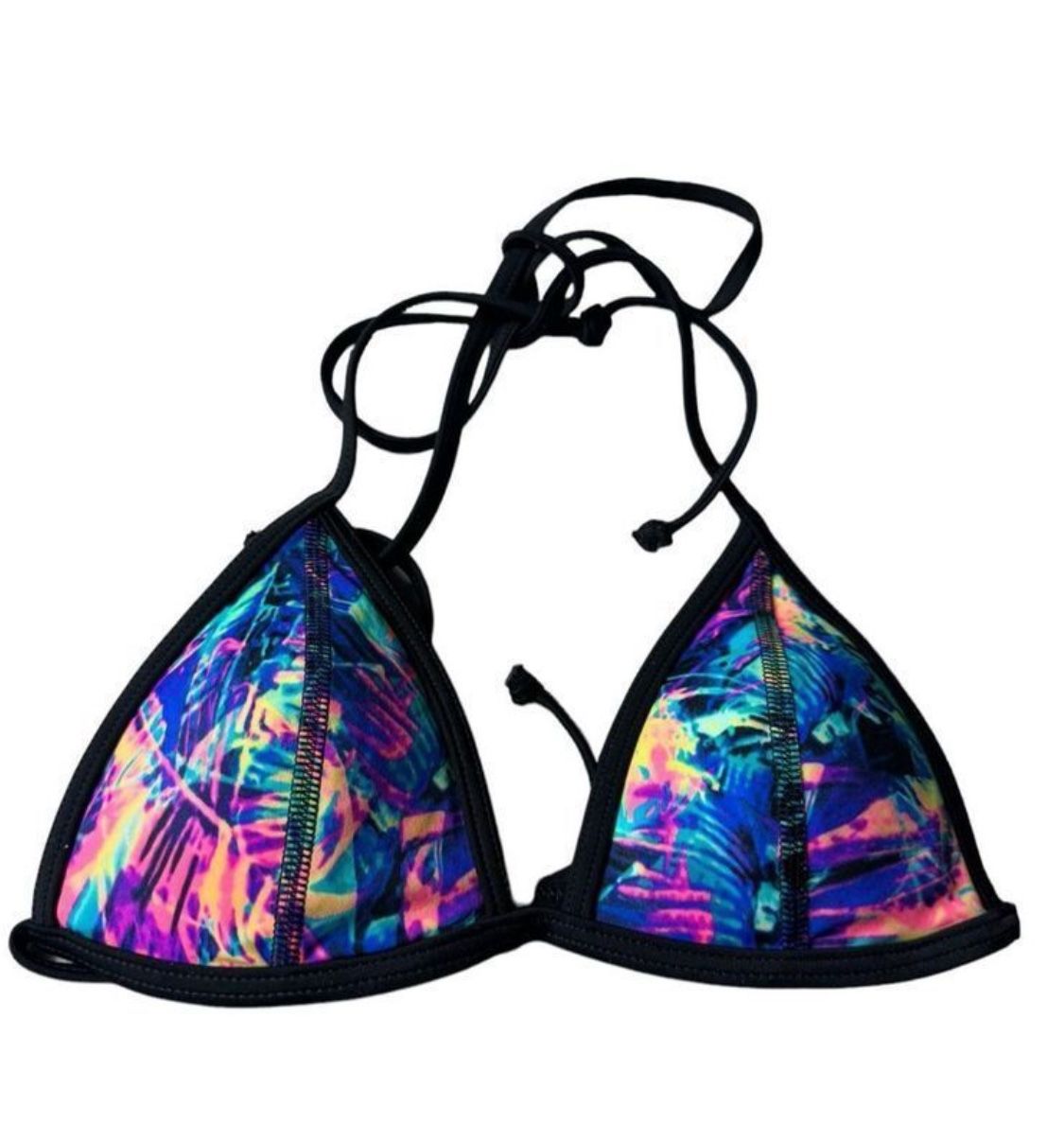 PINK By Victoria Secret Multi-Color Bikini Top Size XS