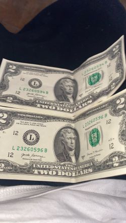 Rare 2 dollar bills