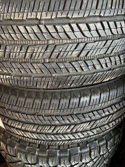 2 USED 26560R20 BRIDGESTONE All Season tires for $140 installed and balance.  26560R20 265/60/20 265/60/R20 265-60-20 265-60-R20  Texas Extreme Tire C