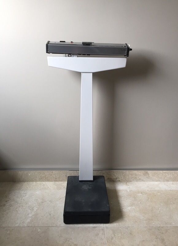 Doctor office balance scale