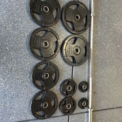 Weight Set With Barbell