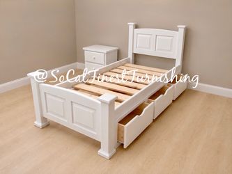 New Twin Bed With Drawers