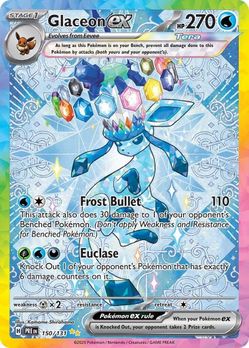 Glaceon ex Tera Pokémon Card 150/131