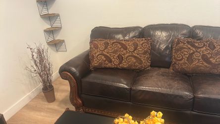 Leather couch