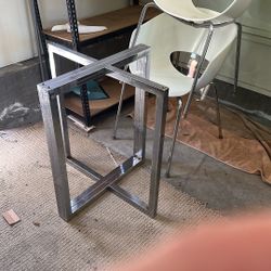 Glass Table With 2 Chairs CB2