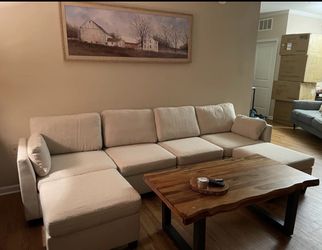White couch