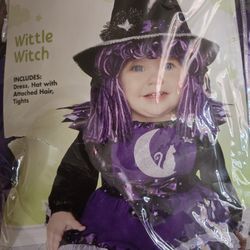 Spirit Halloween Wittle Witch Costume - New