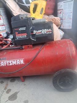 Craftsman 25 Gallon Air Compressor 3.5 HP
