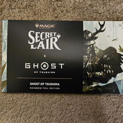 MTG Secret Lair X Ghost Of Tsushima Rainbow Foil