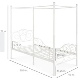 Metal Bed - Twin Size