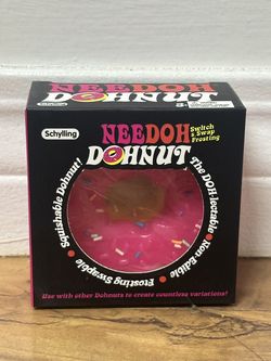 Generic Not Needoh Pink Strawberry Sprinkles Dohnut Squishy