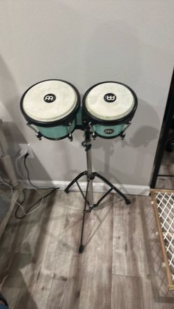 Meinl Bongos + Pearl PB700 Stand – Excellent Condition