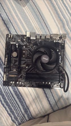 Gigabyte B450M DS3H Motherboard +  AMD Ryzen 5 3600 6-Core CPU