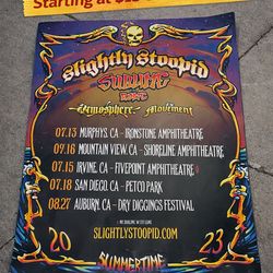 🎶 Slightly Stoopid Tour Poster (2023) – $15 OBO
