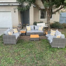 Large Patio Furniture Set High Quality Fully Assembled In The Box Deep Seating Cushions 🆕🛺🚎🆕