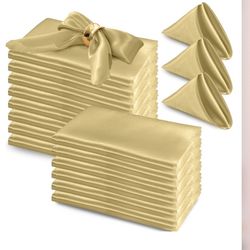 Gold Satin Napkin