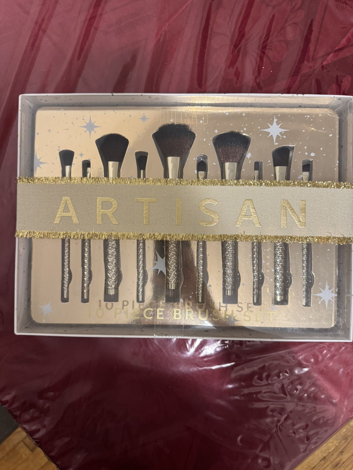 New Artisan 10 Piece Makeup Brush Set