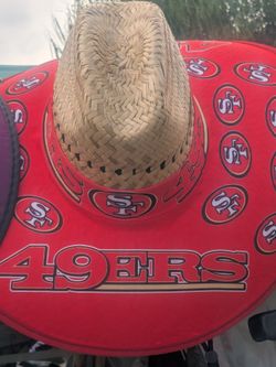 49ers Straw Hat