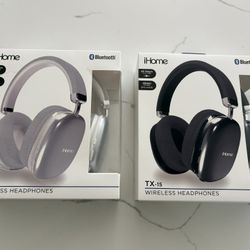 Bluetooth Wireless Headphones – 45hr Battery, Built-In Mic (New)