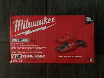 Milwaukee Copper Cutter 1-1/4”-2” pipe.