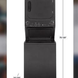 GE ELECTRIC WASHER/DRYER STACK-COMBO