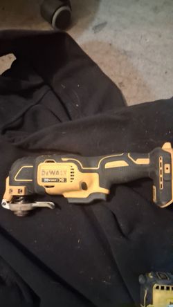 DEWALT 20V MAX XR® Brushless Cordless 3-Speed Oscillating Multi-Tool (Model DCS356B)*, featuring a black-and-yellow molded grip body, a 3-speed select
