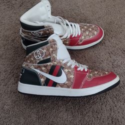 Gucci Printed Retro Ones Sneakers