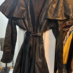 Black Leather Coat