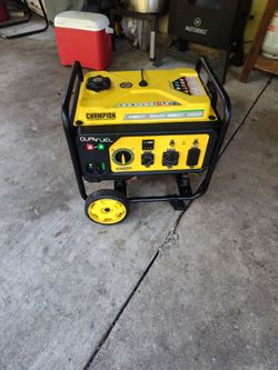 Champion 4450 duel fuel generator