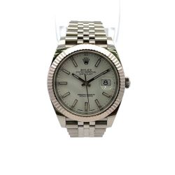 Rolex Datejust #126333 - 41mm Jubilee Bracelet Fluted Bezel White Dial